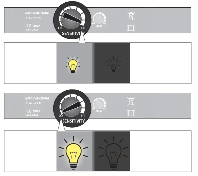 Gude GSH-TC-2 Automatic Welding Helmet 7