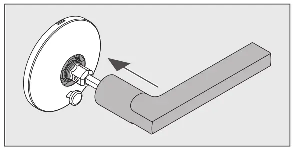 Schlage Custom Privacy Function Kit FC21 - Install the interior knob