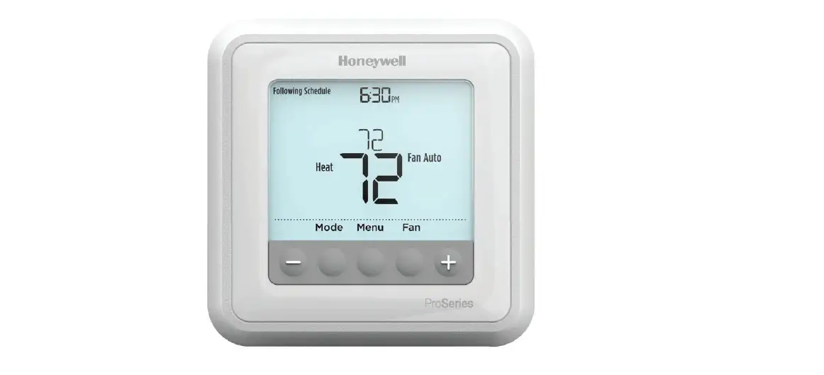 Honeywell T6 Pro Programmable Thermostat User Manual