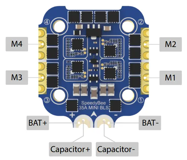 SpeedyBee F7 35A BLS Mini Stack Flight Controller - fig 11