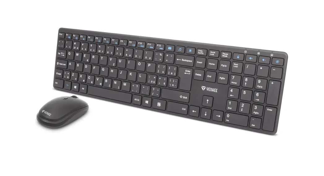Yenkee Ykm 2008cs Wireless Mouse And Keyboard Set Instruction Manual