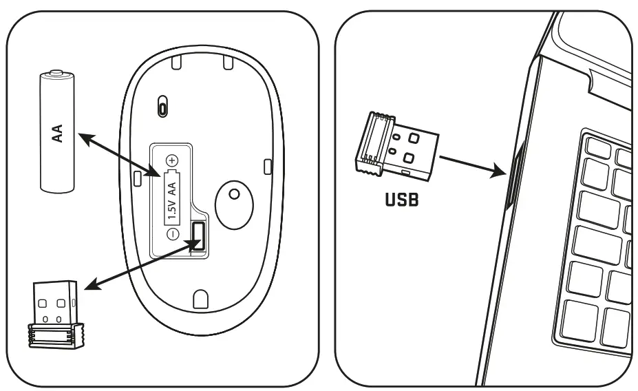 YENKEE YKM 2008CS Wireless Mouse and Keyboard Set - fig 4