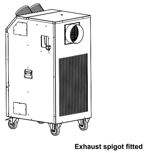 Broughton MCe 9.0-21 PORTABLE AIR - Exhaust spigot fitted