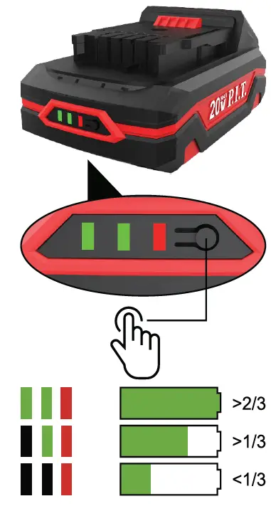 PIT PH20-2.0 Battery Pack 1