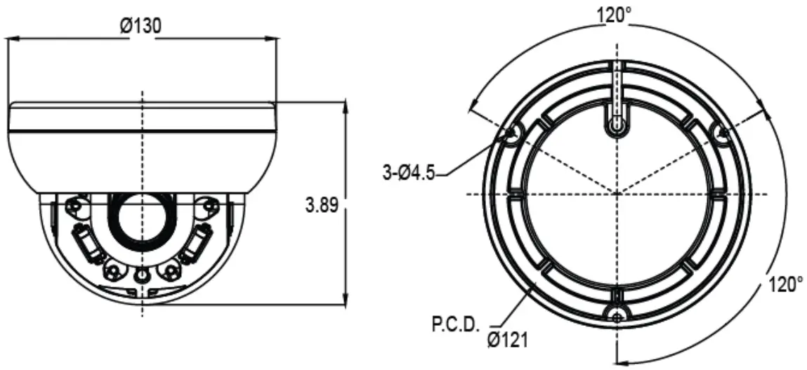 speco technologies H4FD1M Flexible Intensifier Outdoor - FIGURE 7