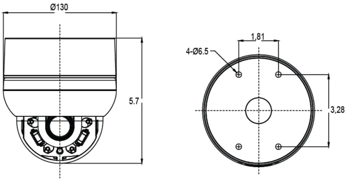 speco technologies H4FD1M Flexible Intensifier Outdoor - FIGURE 8