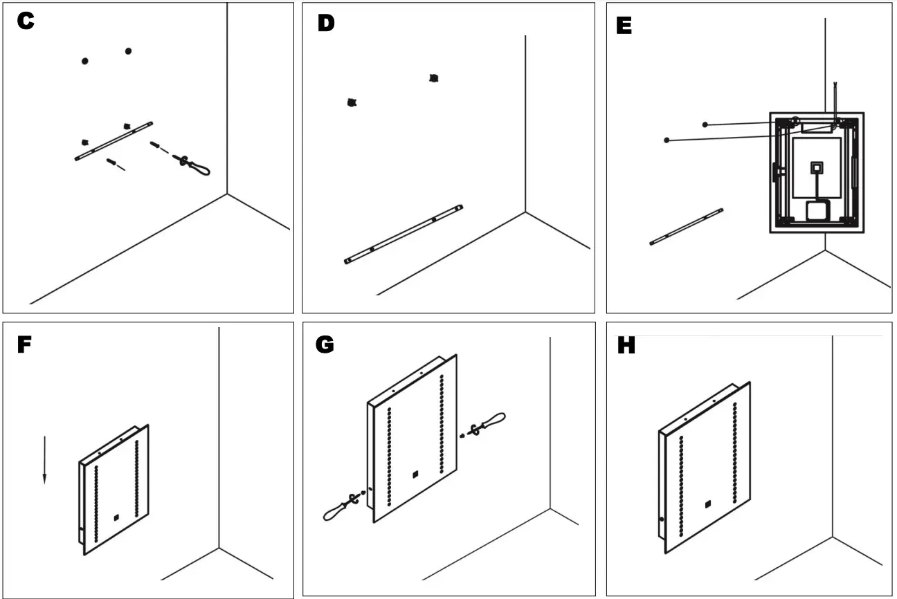 sycamore LED com SY9027 Hera Tunable LED Bathroom Mirror - fig 4