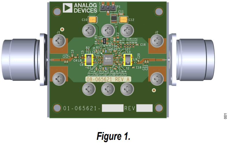ANALOG DEVICES UG 2041 Evaluating the ADCA5191 5 MHz to 1800 MHz Broadband CATV Amplifier - FIGURE 1