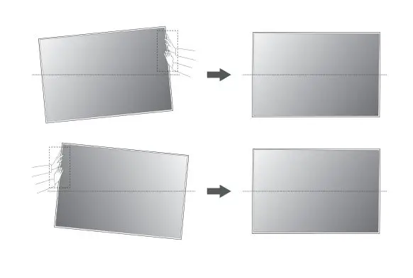 LG WB22EGB Wall Mount Support - If the installed product is not level, you can level it by hand