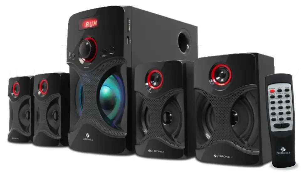 ZEBRONICS ZEB BT4440RUCF 4 1 Channel Speaker Sound