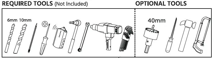 MONOPRICE 39655 Menu Board Ceiling TV Mount for Screens-1
