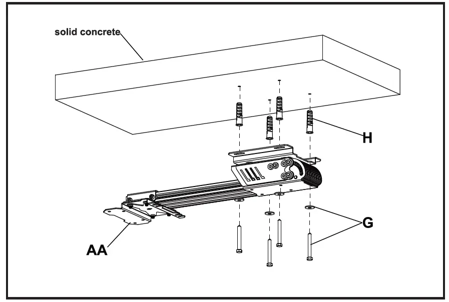 MONOPRICE 39655 Menu Board Ceiling TV Mount for Screens-6