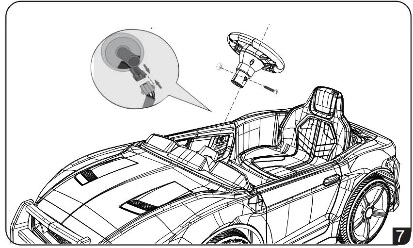 Chikili BBH-0007 Electric Ride On Car fig 7