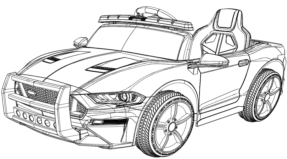 Chikili BBH-0007 Electric Ride On Car