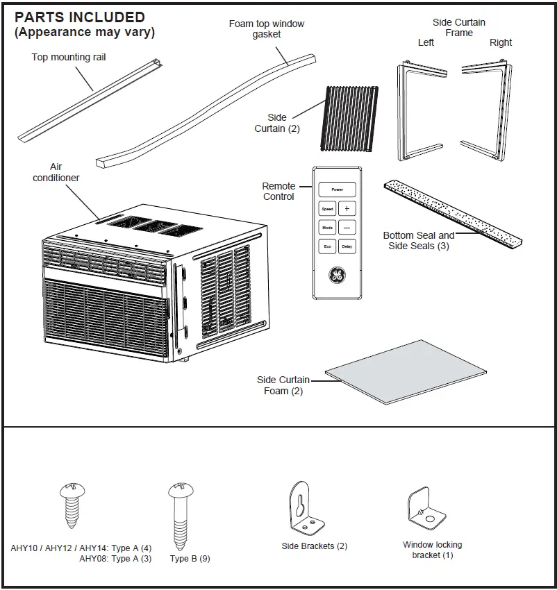 GE AHEK14AC Window Air Conditioner 2