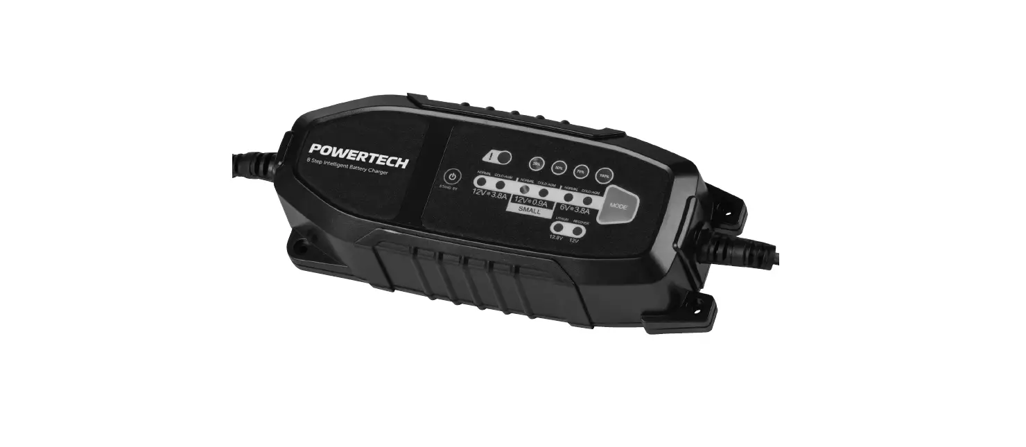 Powertech Mb3904 8 Step Intelligent Lead Acid And Lithium Battery Charger Instruction Manual