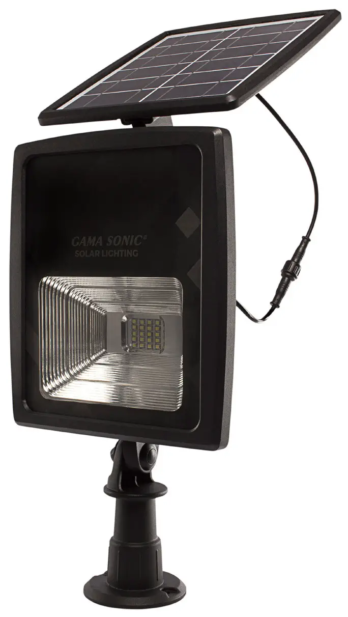 GAMA SONIC 203001-5 Solar LED Outdoor Flood Light