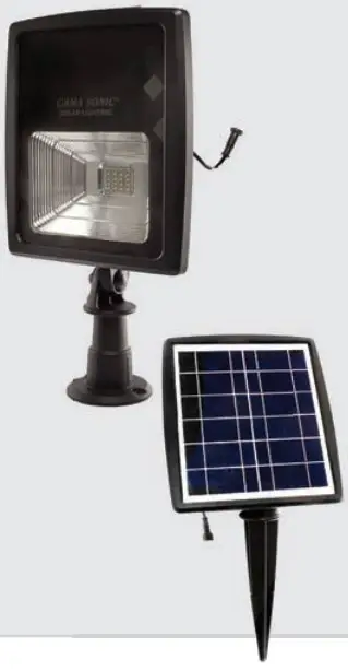 Lamp and solar panel