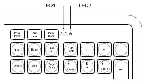 SHENZHEN LORD WAY TECHNOLOGY W6203 Wireless Keyboard and Mouse Combo - fig1