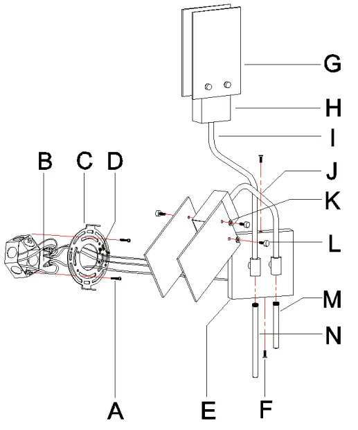 ZEVNI Z U8BUYFEB-92W2 3 Light Black Chandelier Light-fig2