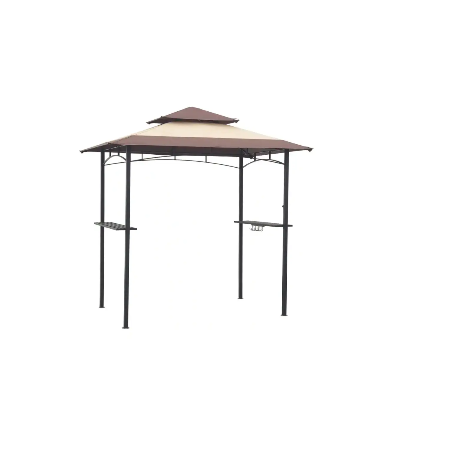 Afoxsos Hdmx576 5 Ft. X 8 Ft. Khaki-brown Outdoor Grill Gazebo Shelter Tent Instructions