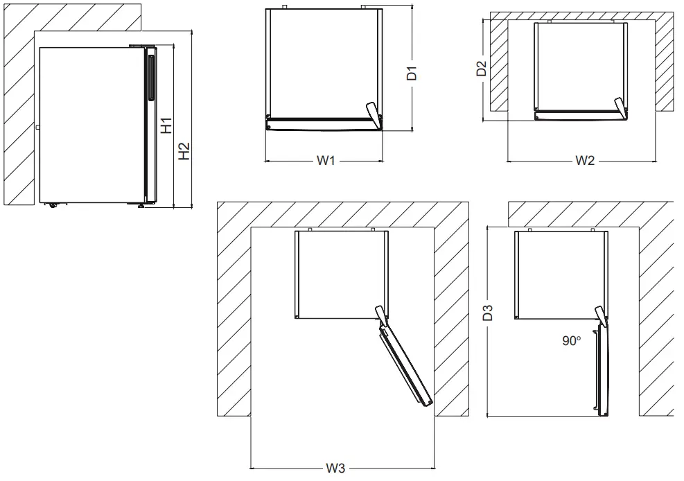 VESTEL RVS 200 Fridge - fig 2