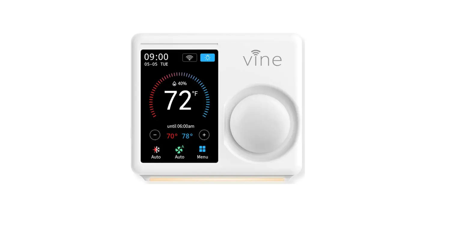 Vine 24v-ac Thermostat Wiring Installation And User Manual Vine 24v-ac Thermostat Wiring Installation And User Manual