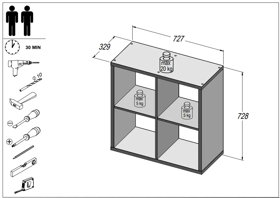 FORTE MXXR221 Mauro Shelf - fig 32