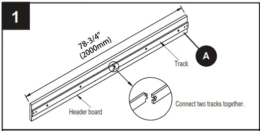 RELIABILT 07 2892 78 3 by 4 Inch Soft Close Interior Barn Door Hardware Kit - INSTALLATION OVERVIEW 1