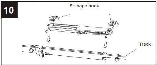 RELIABILT 07 2892 78 3 by 4 Inch Soft Close Interior Barn Door Hardware Kit - INSTALLATION OVERVIEW 10