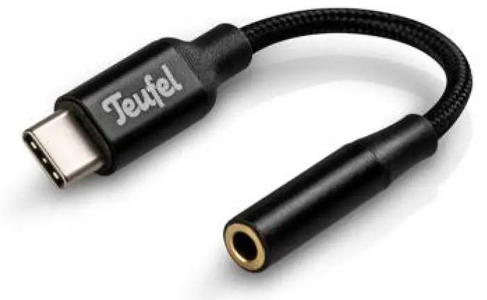 Teufel 106314001 UAA USB Type C and AUX Adapter and Cable 1