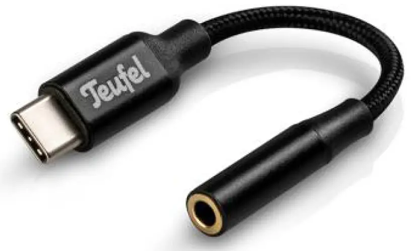 Teufel 106314001 UAA USB Type C and AUX Adapter and Cable
