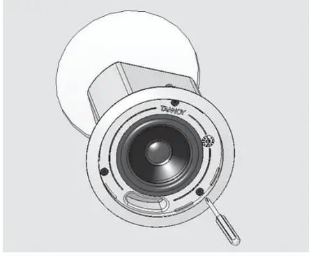 TANNOY Plaster Ring - Slide the speaker