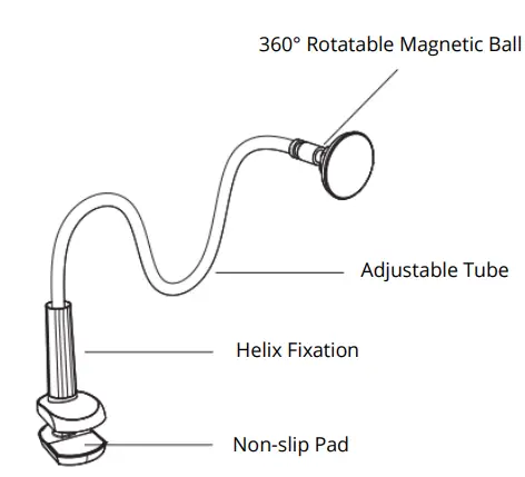 Choetech-H049-Gooseneck-Magnetic-Phone-Mount-fig-1