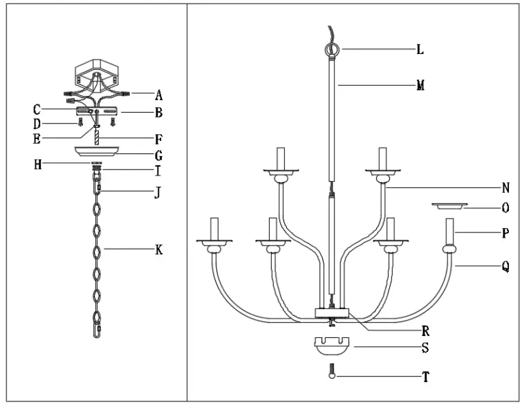 LNC-A03239-Pict-6-Light-Antique-White-Vintage-Chandelier-fig-3