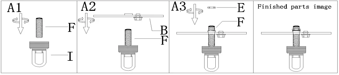 LNC-A03239-Pict-6-Light-Antique-White-Vintage-Chandelier-fig-4