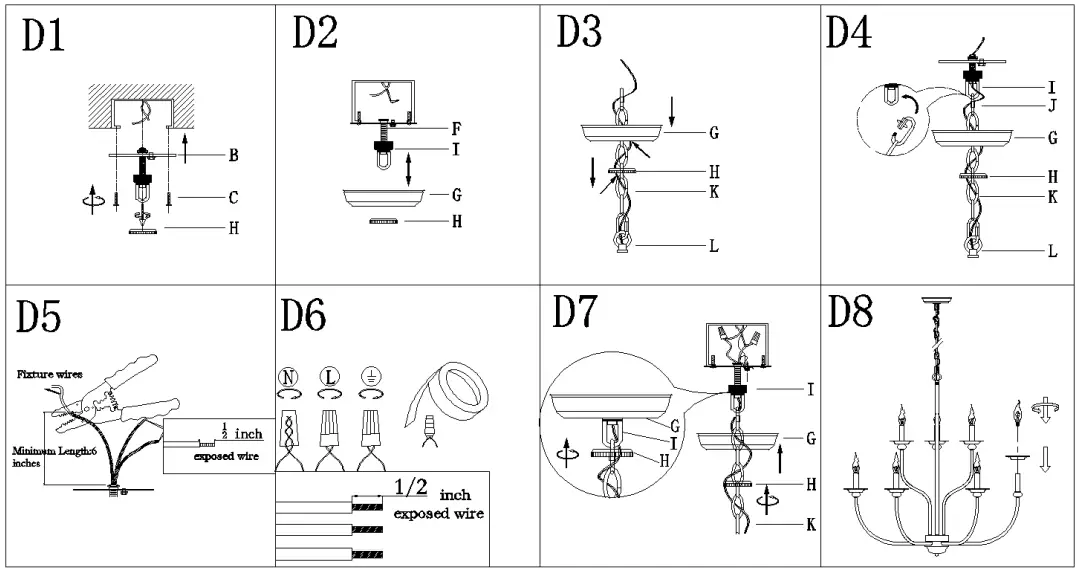 LNC-A03239-Pict-6-Light-Antique-White-Vintage-Chandelier-fig-7