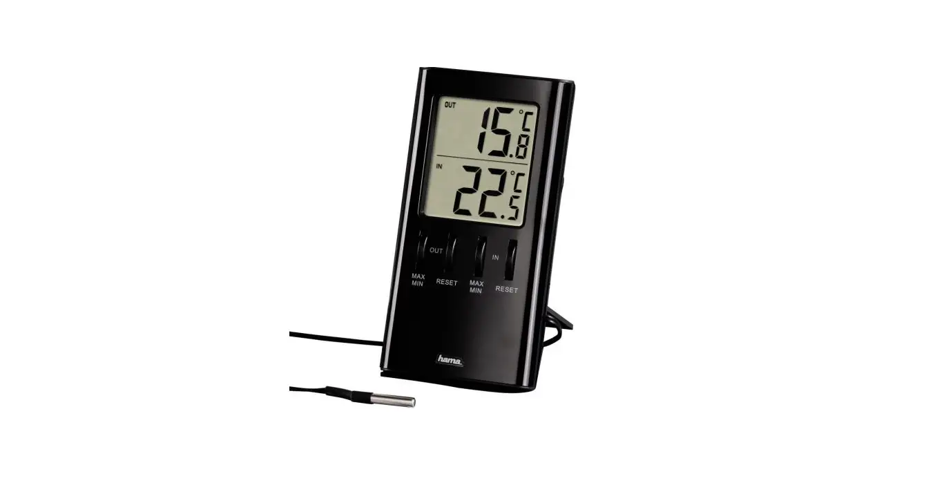 Hama 00186367 T-350 Lcd Thermometer User Manual