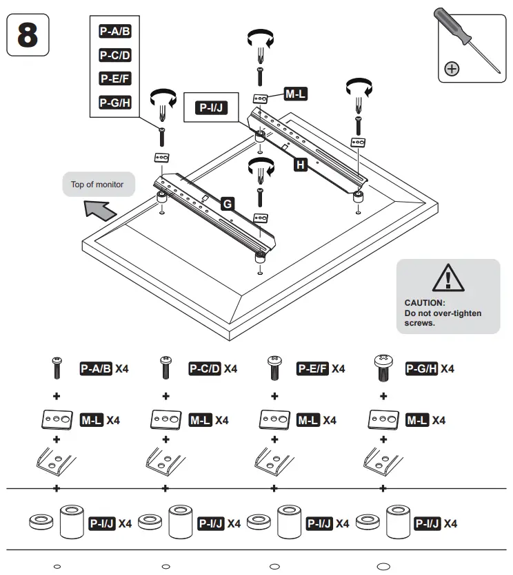 TRIPP LITE DMCS3770SG75 Premier Rolling 37-70 Inch Display Cart Black - fig 16