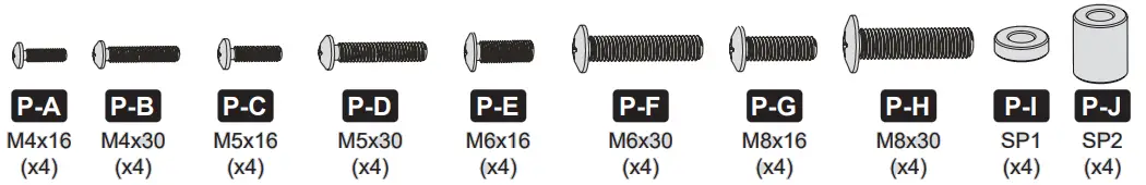 TRIPP LITE DMCS3770SG75 Premier Rolling 37-70 Inch Display Cart Black - fig 6