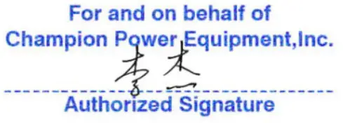 CHAMPION 82001I-DF 2000W Dual Fuel Inverter Generator - signature