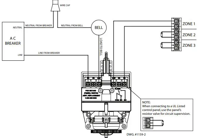 POTTER Vsr-S (Eu) Vane Type Waterflow Alarm Switch With Retard and Bspt Thread-FIG7