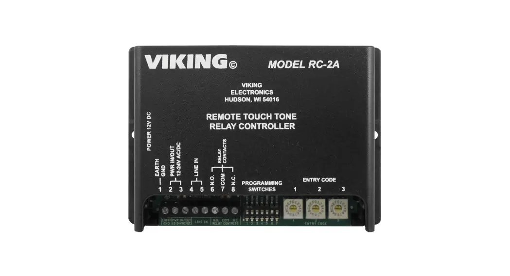 Viking Remote Touch Tone Controller Rc-2a User Manual Viking Remote Touch Tone Controller Rc-2a User Manual