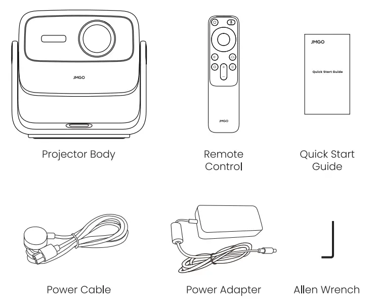 JMGO J92-5D5 N1 Ultra 4K Projector - Delivery