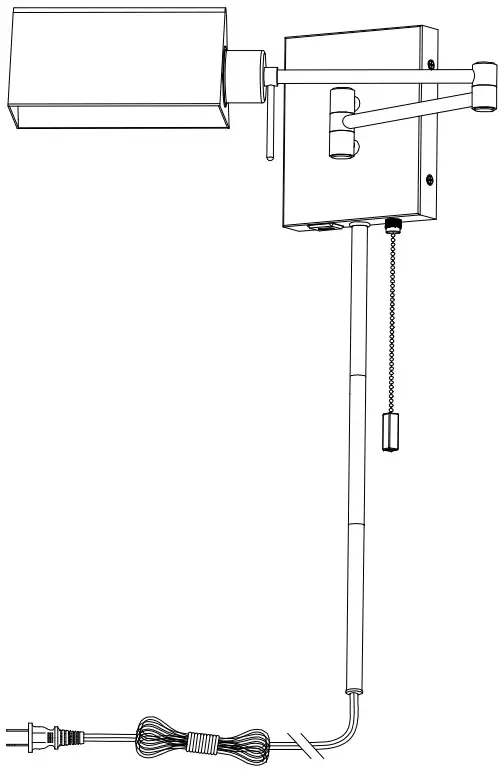 JONATHAN Y JYL6015 Portable Lamp with Plug