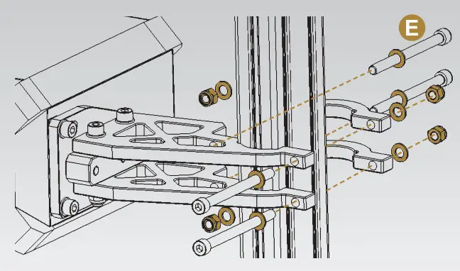 FANATEC Podium Mounting Brackets - FIGURE 4