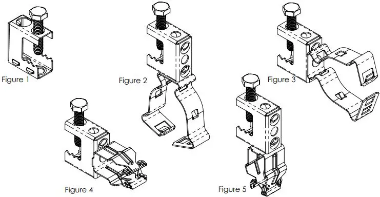 nVent CFS126 BC Beam Clamp and Conduit Clip-FIG2