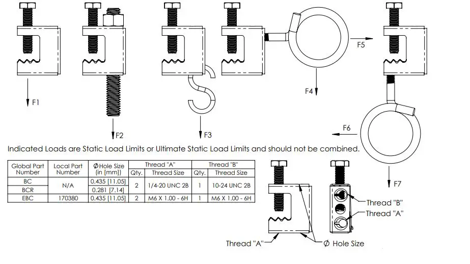 nVent CFS126 BC Beam Clamp and Conduit Clip-FIG5