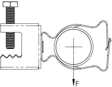 nVent CFS126 BC Beam Clamp and Conduit Clip-FIG7