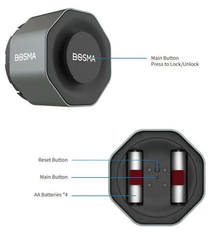 BOSMA AEGIS Instruction Manual - Button